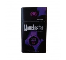 Сигареты Manchester Purple Blast (Манчестер Ред Бласт Кнопка Черника)